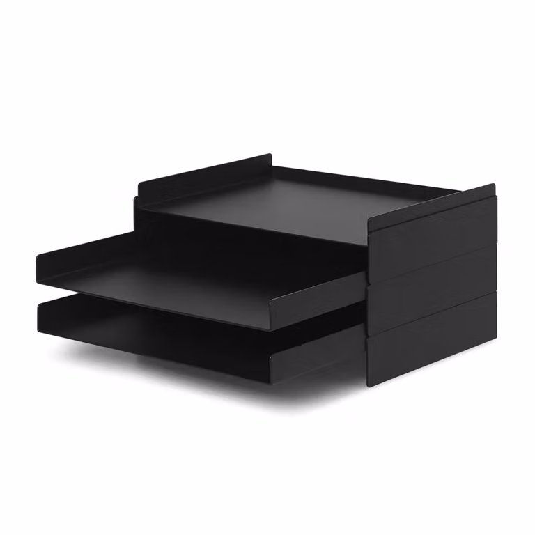 Ferm Living 2x2 Organiser brievenbak Zwart