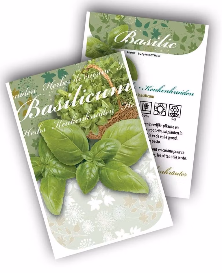 Sluis Garden Cadeau Premium Basilicum 100 zakjes