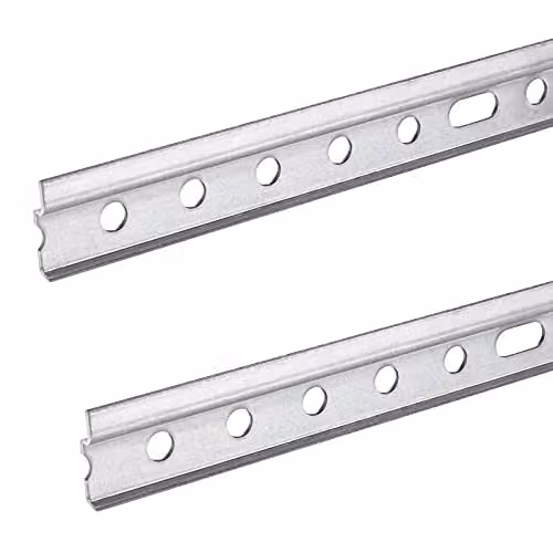 SOTECH 2 x Ophangrail 457 mm voor Keukenmeubels, Verzinkt Staal