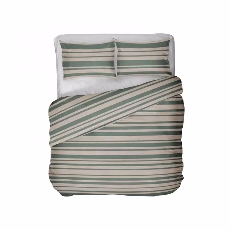 Kayori dekbedovertrek Sora Tencel Olijfgroen