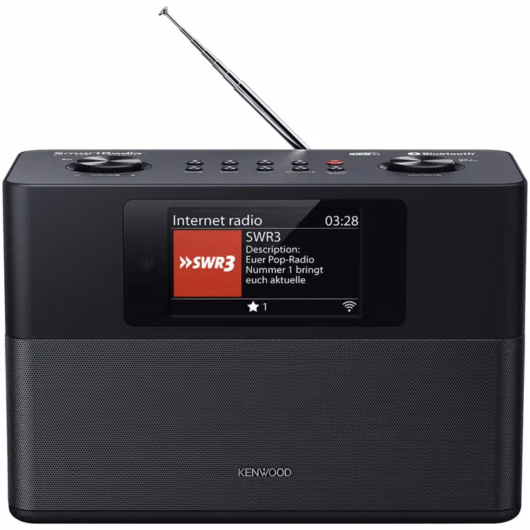 Kenwood CR-ST120S DAB radio Zwart