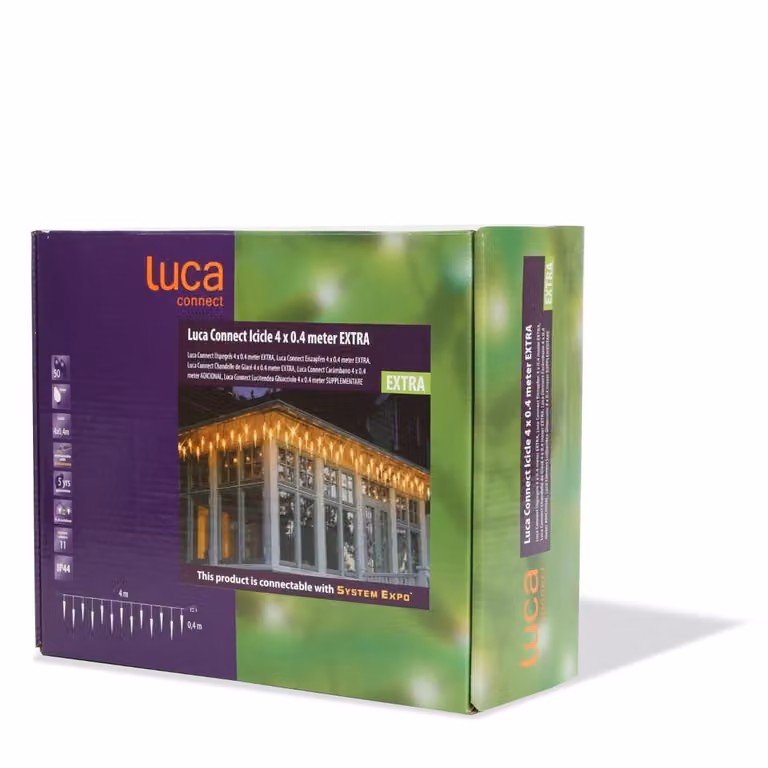 Luca Connect XP Icicle kerstverlichting helder 25 pegels
