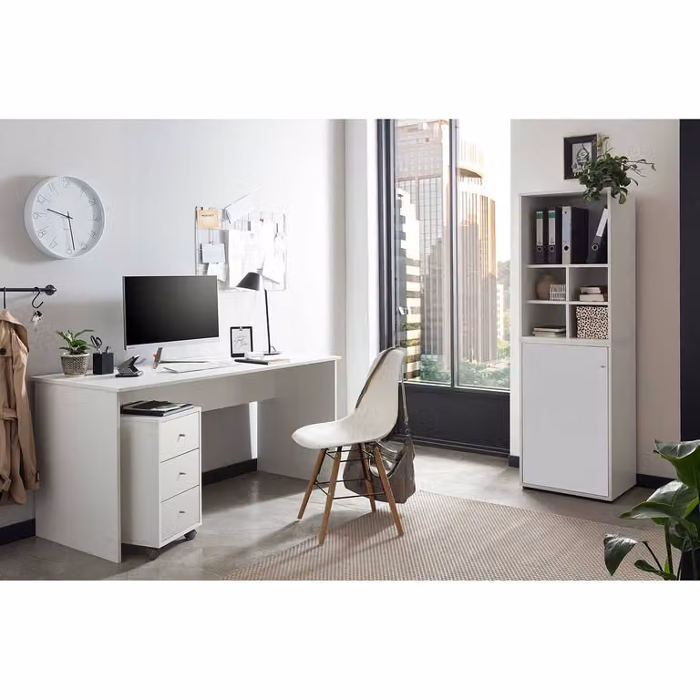 home24 Dossierkast Serie 400 wit mat B: 84 cm, D: 41 cm, H: 51 cm