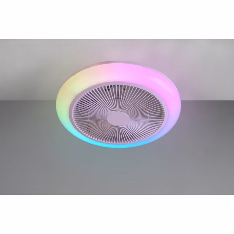 Trio Design ventilator Holmsund wit Ø 46cm met RGB functie