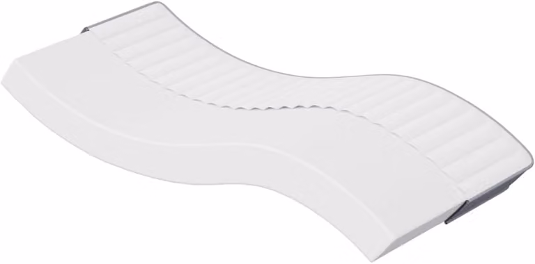 Merkloos Comfort Foam Schuimmatras Topper Wit - 90 x 200 cm