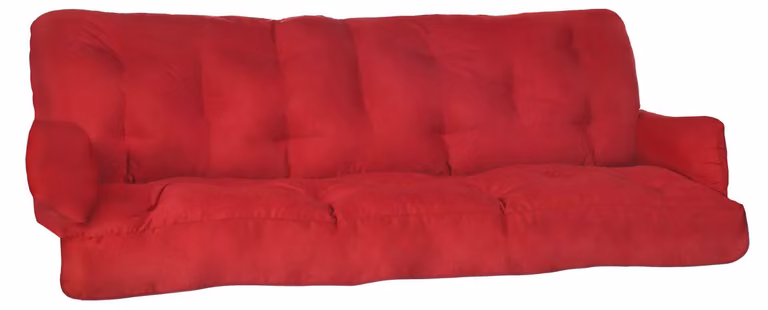 Beautissu zitkussen Flair HS voor Hollywoodschommel, rood, B: 180 cm, D: 50 cm, H: 8 cm