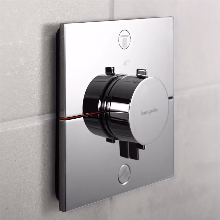 Hansgrohe Thermostat UP ShowerSelect Comfort E complete set voor 2 verbruikers, chroom