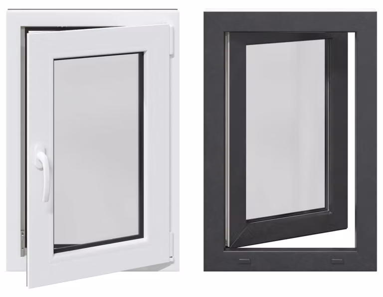 vidaXL Kipp- en draaikraam voor de kelder, model RISOR, 60 x 80 cm