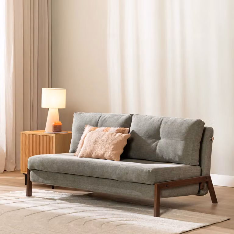 Mikko Slaapbank voor 2 personen in groene gerecyclede stof met Scandinavisch design
