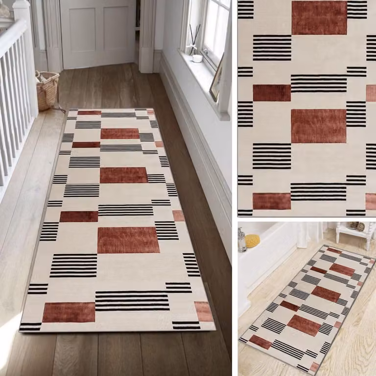 Wasbare Keukenloper met Antislip en Kleurrijk Abstract Boho Design - 80 x 200 cm
