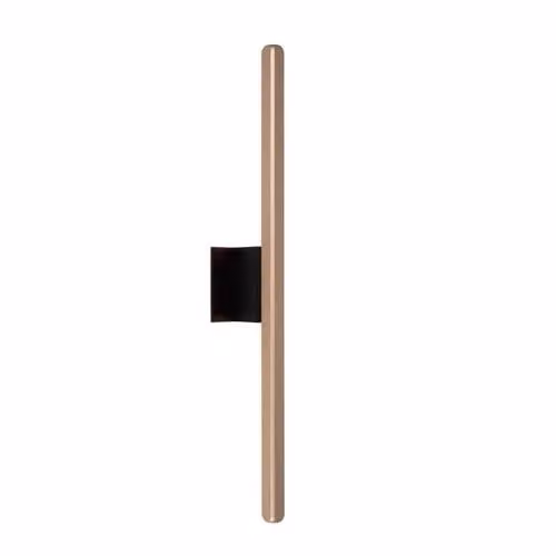 Lucide Braga Premium LED wandlamp voor binnen en buiten, aluminium, koffiebruin, 62 cm