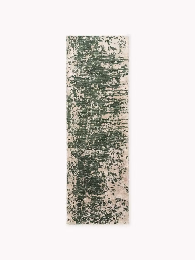 Westwing Collection Handgeweven wollen loper Cynthia met abstract patroon