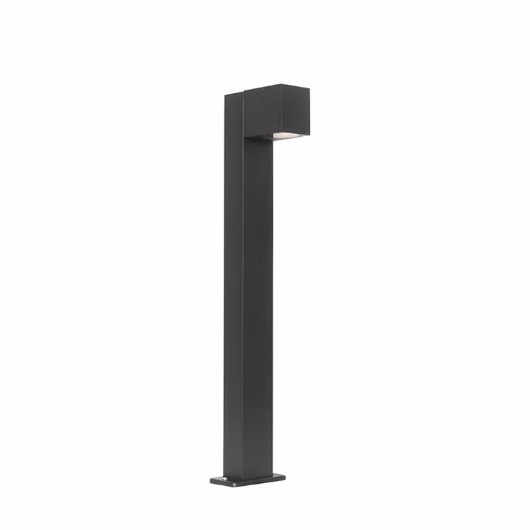 Qazqa Industriële Staande Buitenlamp Zwart - Hoogte: 65 cm - IP44