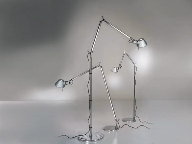 Artemide Tolomeo Vloerlamp Wit - Aluminium Designerlamp voor Woonkamer en Home Office