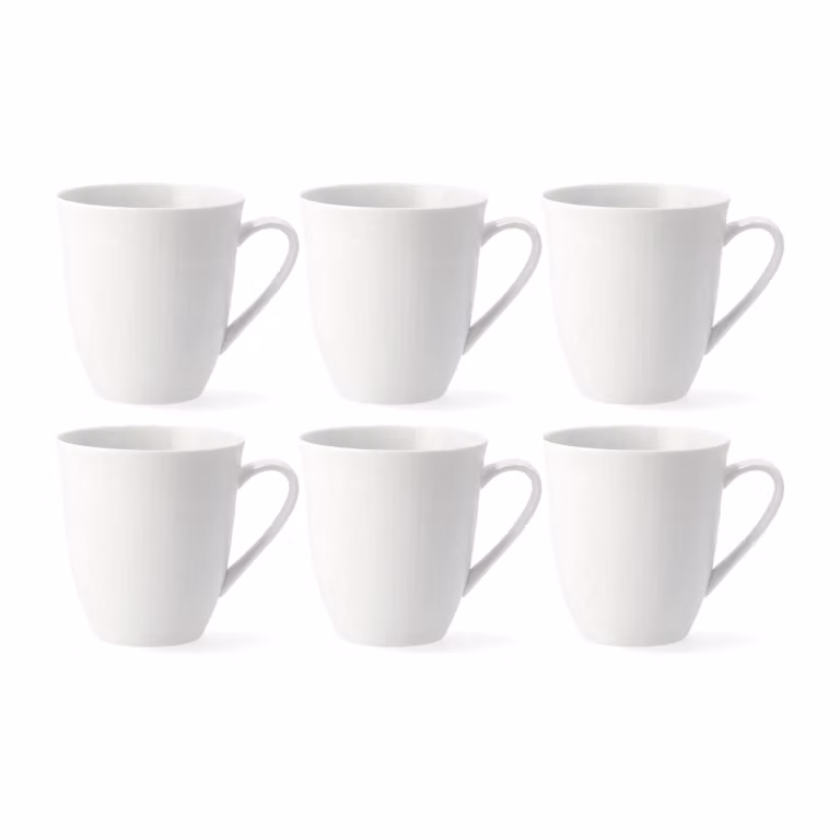 Rörstrand Swedish Grace mok 6-pack snow wit 50 cl