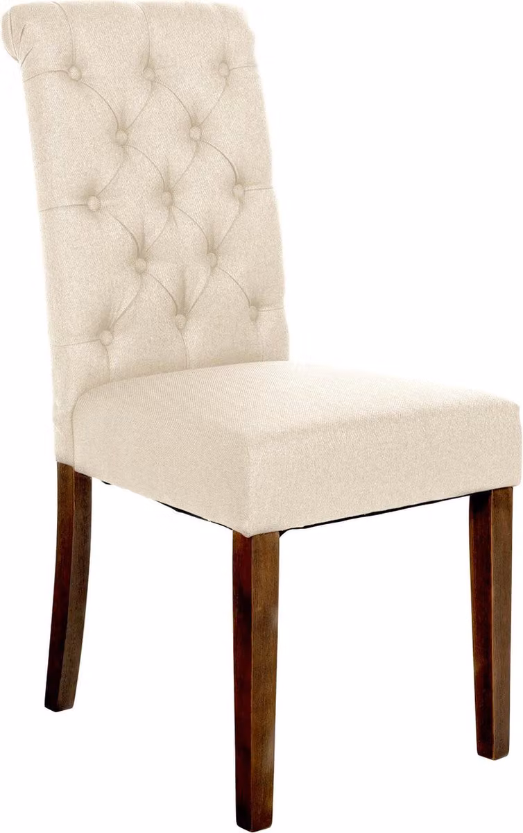 CLP Lisburn Eetkamerstoel creme Stof