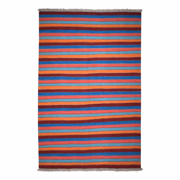 home24 Kelim Gashgai laagpolig vloerkleed multicolor wol B: 126 cm, L: 190 cm