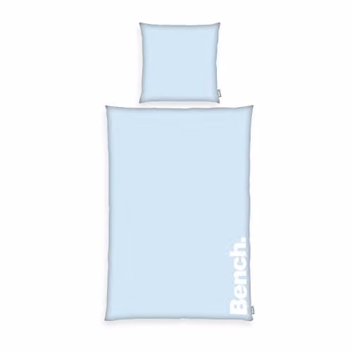 Herding Beddengoedset Blauw/Wit van Renforce Katoen met Dekbedovertrek en Kussensloop
