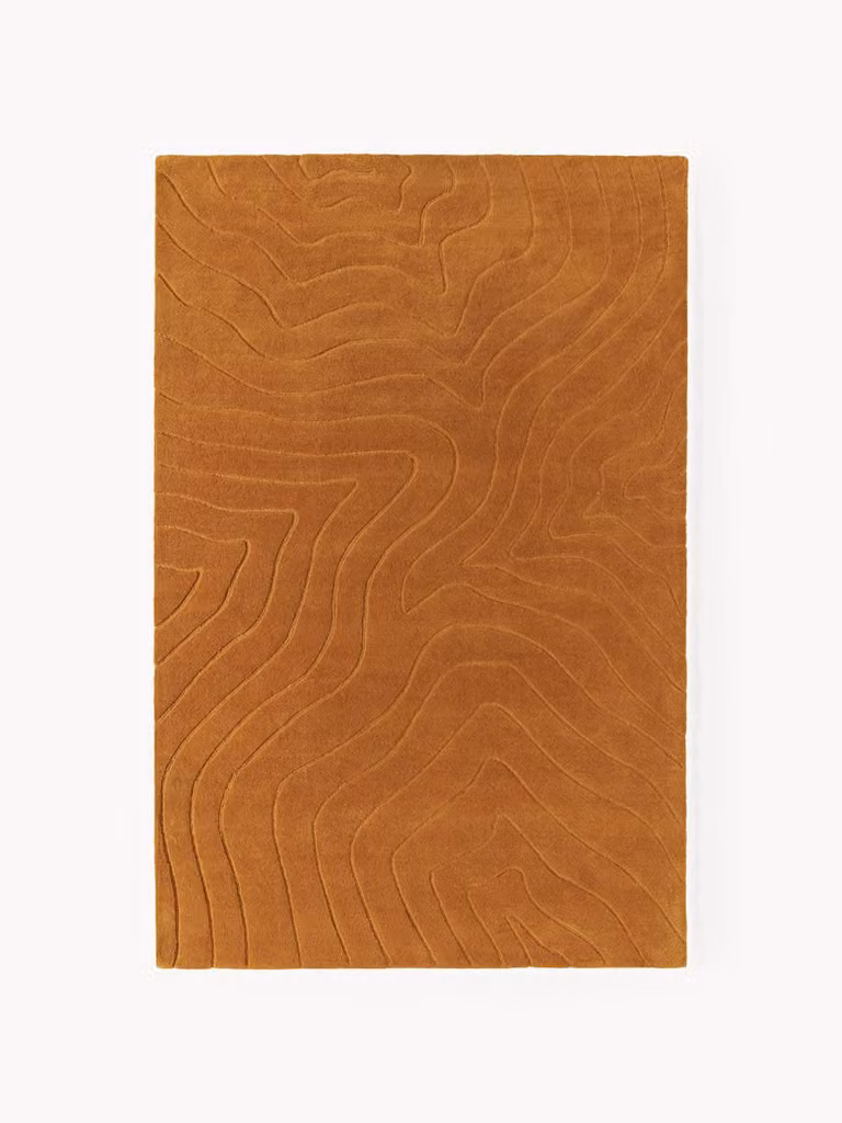 Westwing Collection Handgetuft wollen vloerkleed Aaron Wave