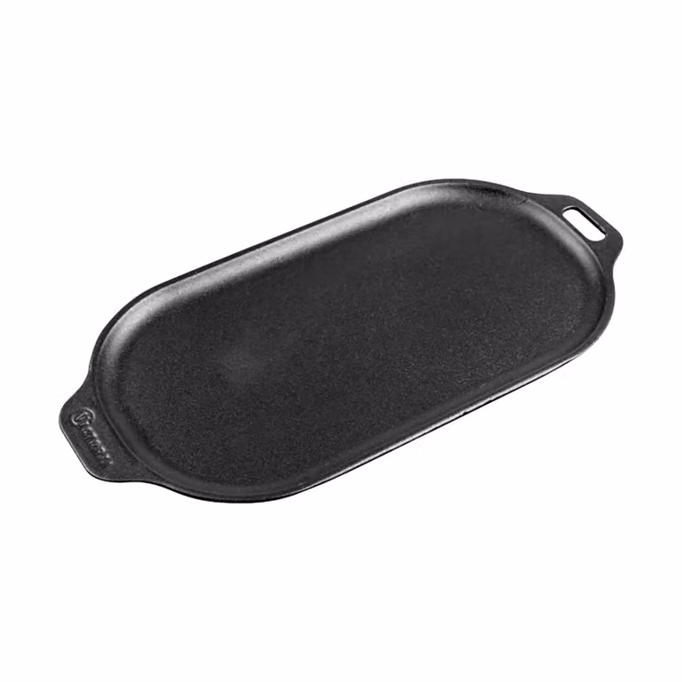 Victoria ovaal geëmailleerd grillplaat 34,3 x 16,4 cm