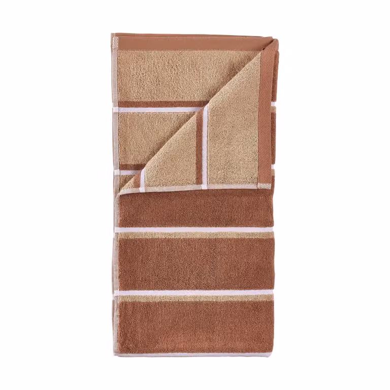 Zone Denmark Sauna handdoek Terracotta-camel-lupine, 50 x 100 cm
