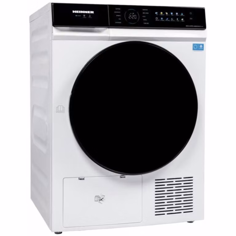 Heinner HHPD-M9K5IVC+++ Warmtepompdroger, 9 kg, Inverter, 10 Programma’s, Trommellicht, Wit