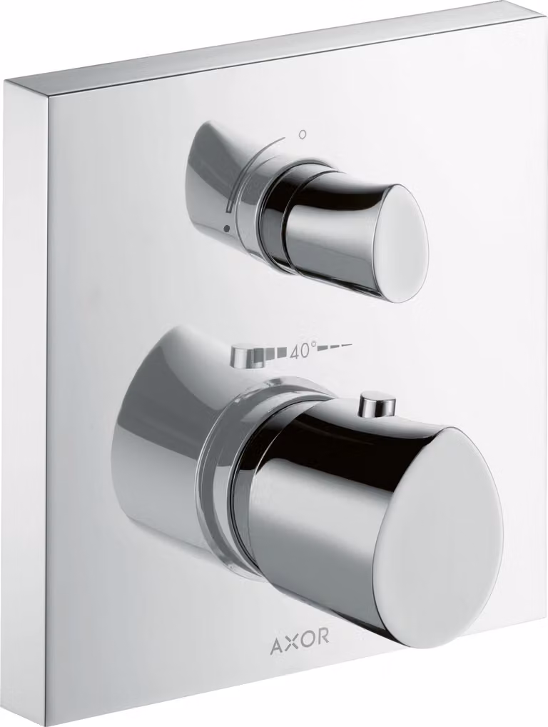 Hansgrohe Axor Starck Organic thermostaat inbouwset met afsluitventiel, chroom