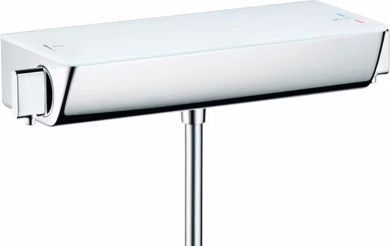 Hansgrohe Ecostat Thermostat Select douchethermostaat opbouwmodel wit/chroom met safety stop en waterbesparende functie