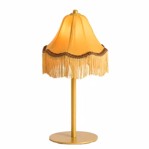 Light & Living ELYA tafellamp geel/goud - B: 19 cm, H: 40 cm