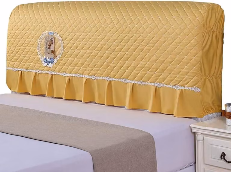 Elastische hoofdeinde hoes voor bed decoratie in kleur 4, breedte: 160 cm