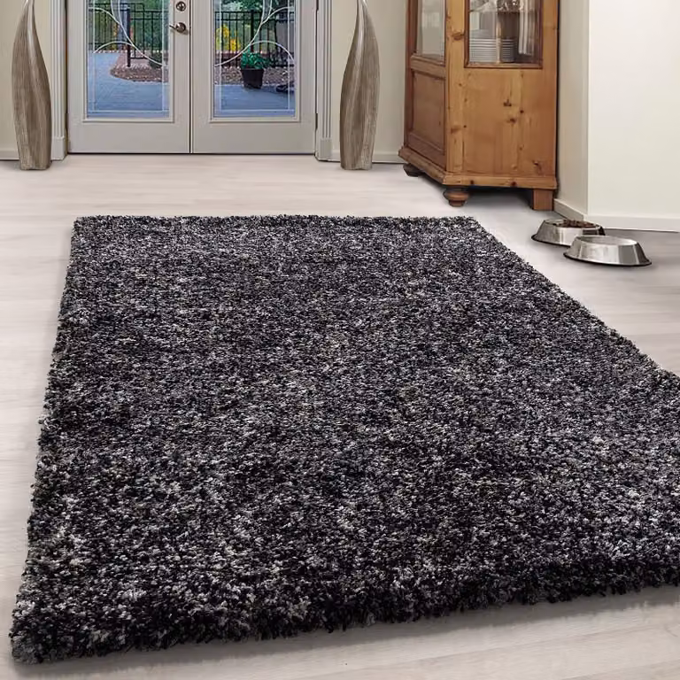 Ayyildiz Teppich Modern Rechthoekig Vloerkleed Zwart/Antraciet B: 140 cm, D: 200 cm