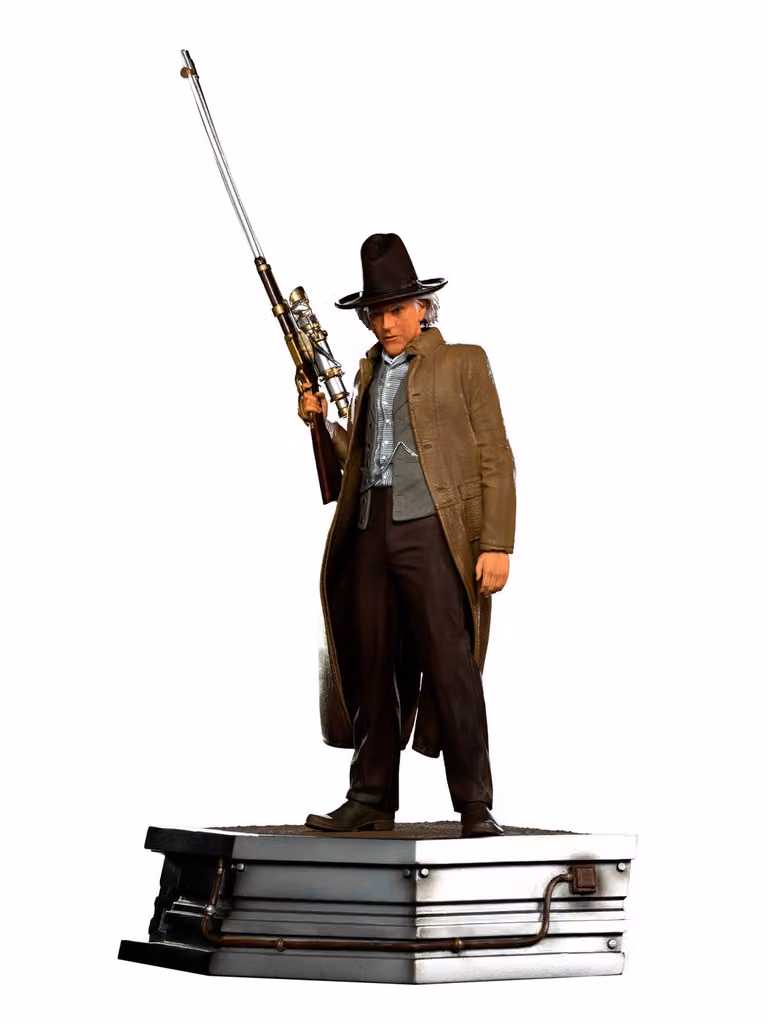 Iron Studios Terug naar de Toekomst III Doc Brown Art Scale Figuur - 32 cm