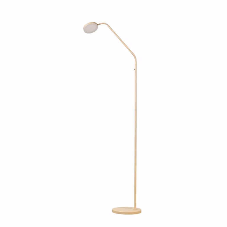 Expo Trading Vloerlamp Duuk oplaadbaar beige met LED en dimfunctie, Hoogte: 166 cm