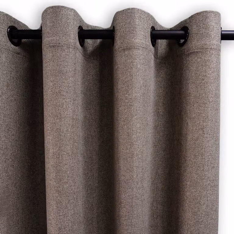 PRESTIQUA Verduisterende Gordijnen voor Woonkamer, Boho Beige, 220 x 430 cm