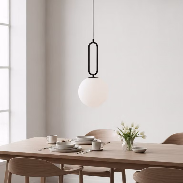 Lyora Hanglamp Grus zwart Ø 25cm