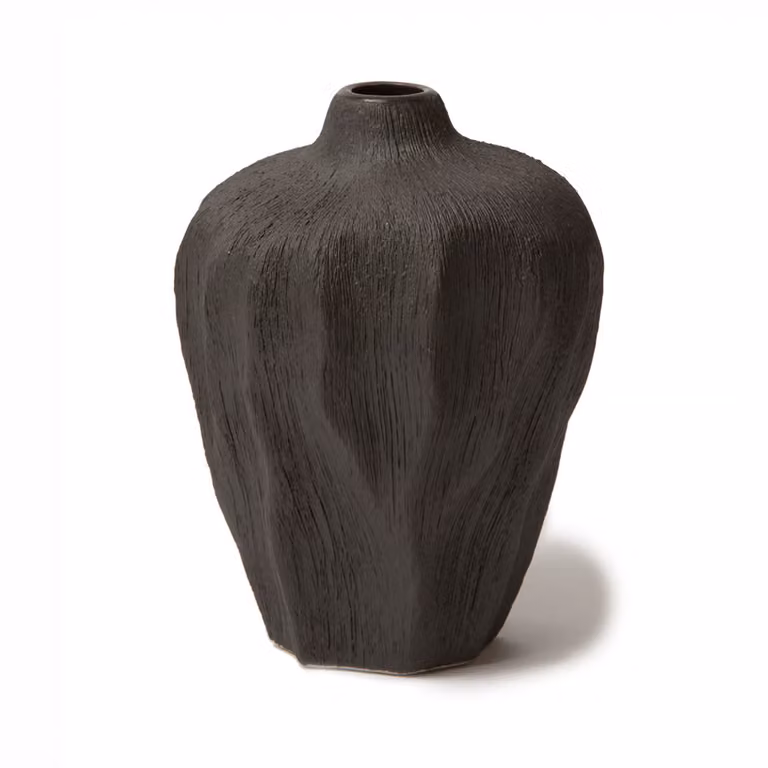Lindform Flower seed vaas Black