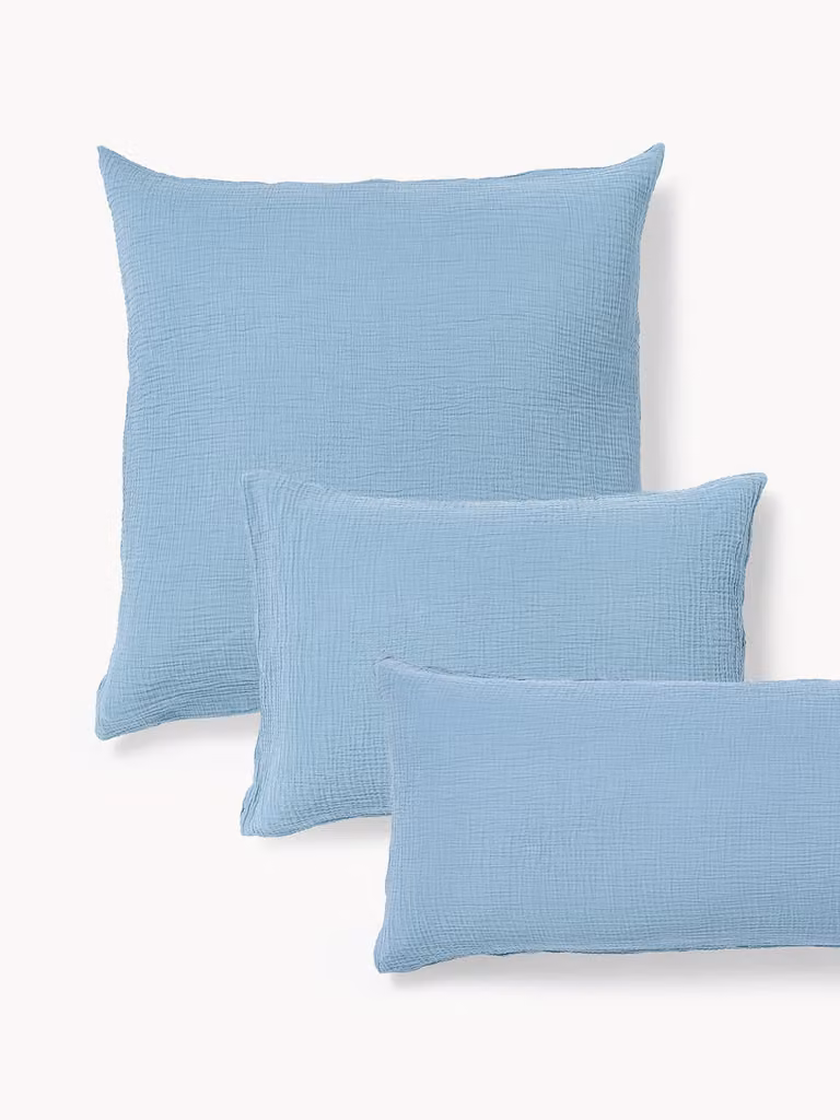 Westwing Collection Mousseline kussenhoes Odile 40 x 80 cm