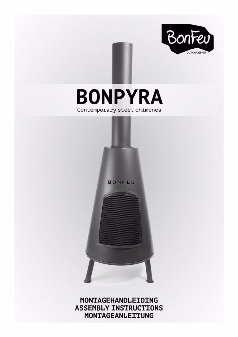 BonFeu BONPYRA tuinkachel, Ø 50 cm x H 166 cm