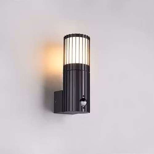 Trio Volga Wandlamp met bewegingssensor grijs