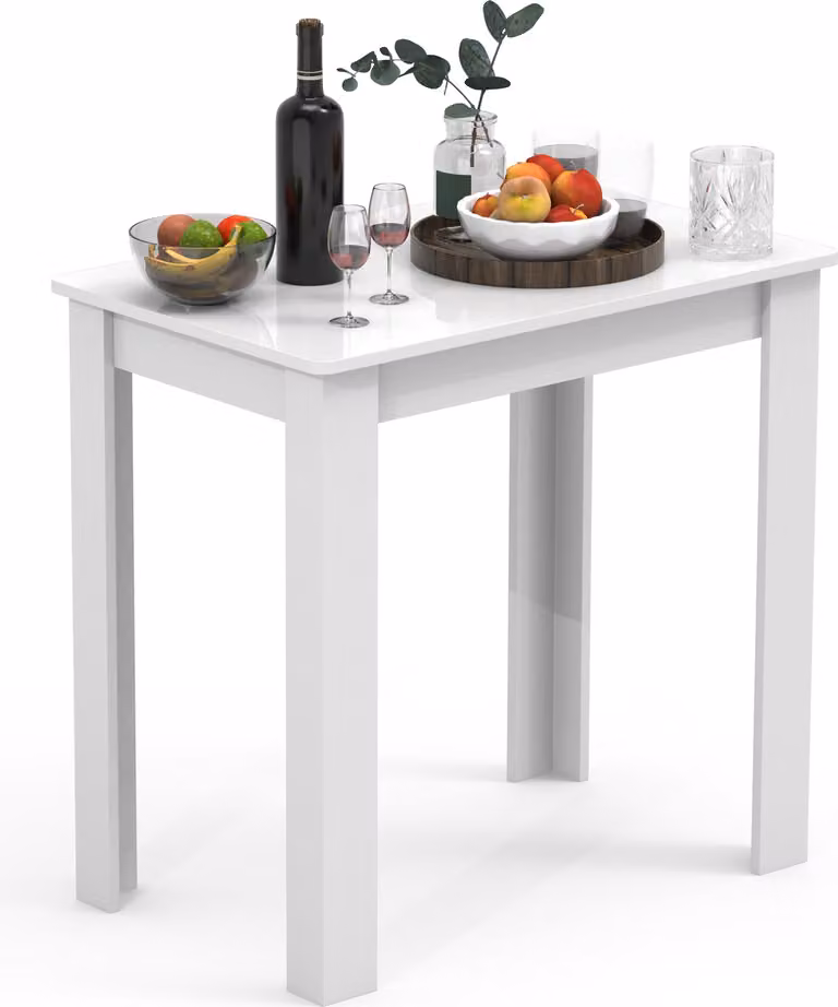 Esal80 ronde eetkamertafel wit
