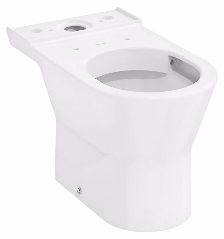 Hansgrohe EluPura Original S staand toilet met inbouwreservoir, horizontale afvoer en AquaChannel spoelsysteem, wit