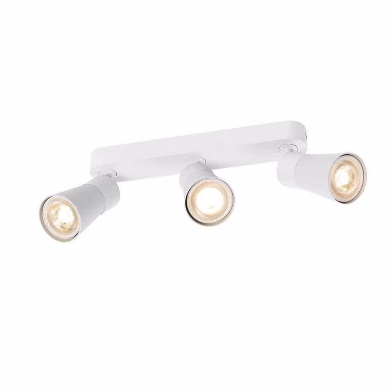 SLV Spot Puri 2.0 Cone wit 3-lichts plafondspot voor warm wit licht