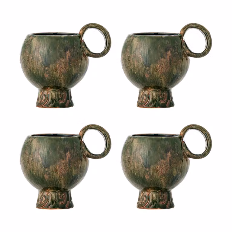 Bloomingville Avonlea mokken set van 4 stuks groen