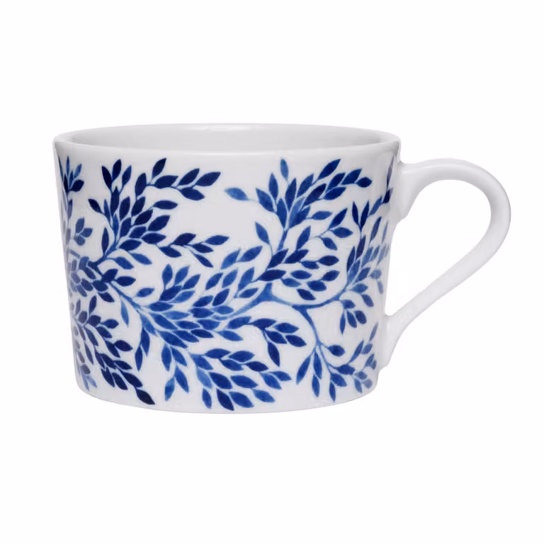 Götefors Porslin Botanica koffiekop met oor Mirte