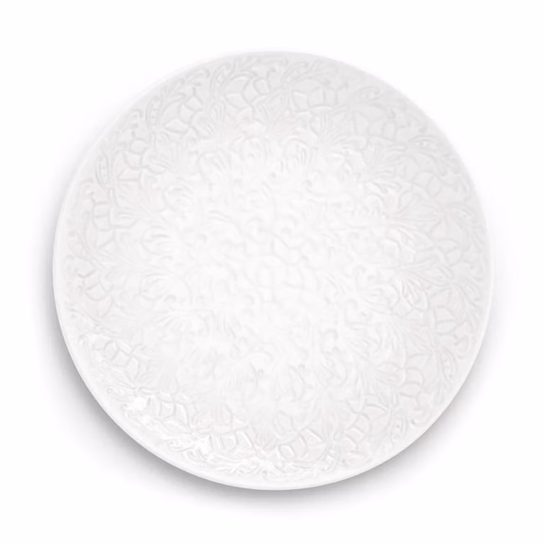 Mateus Lace schaal Wit, Diameter: 34 cm