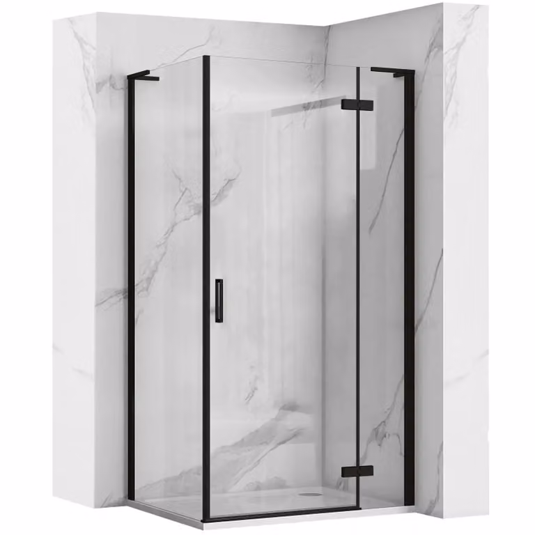 Douchecabine Rea Hugo Black 90x80 cm