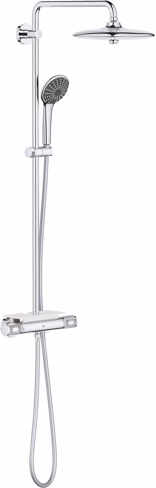 Grohe Vitalio System 260 doucheset voor wandmontage, 1,75 meter, met draaibare ventielen