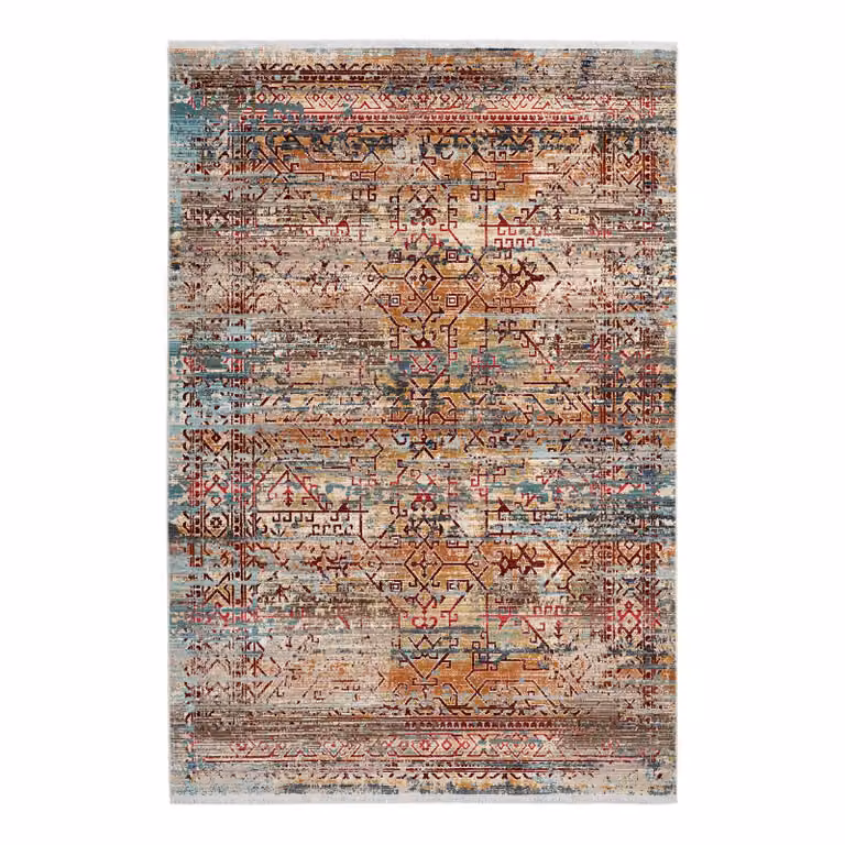 home24 Laagpolig vloerkleed My Inca Meerkleurig geweven stof B: 160 cm, D: 230 cm
