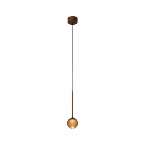 Lucide Calina Dimbare LED Hanglamp - Koffie - Ø 9,9 cm