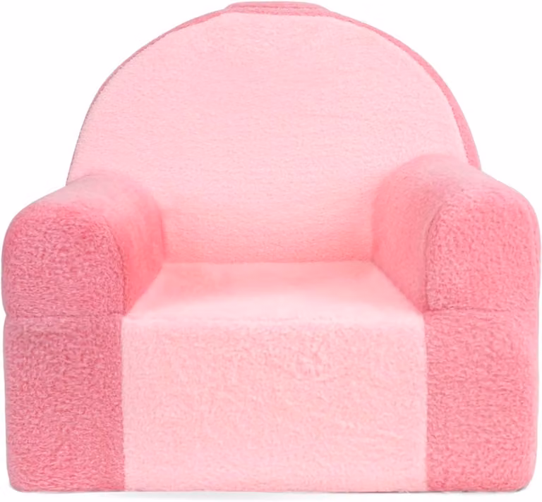 Quvo Kindersofa Zitzak - Roze - B/D/H: 50 x 44 x 47 cm